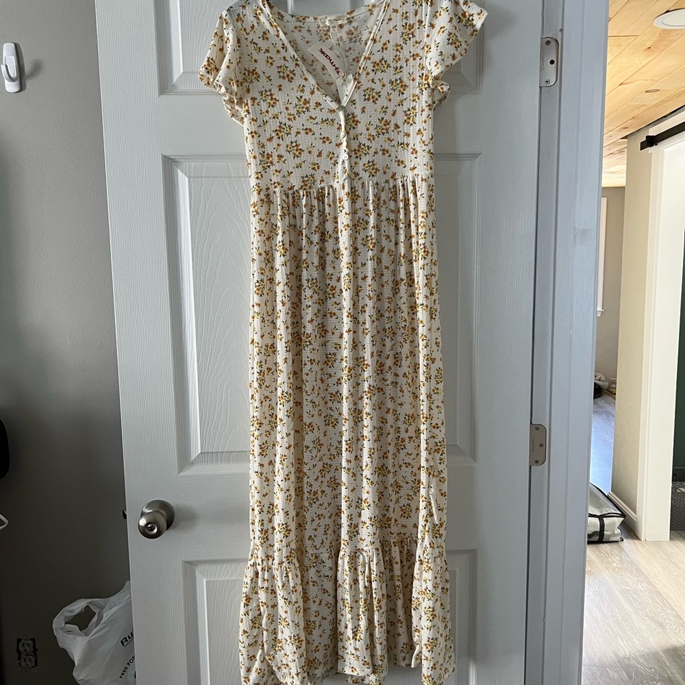 Yellow Flower Dress